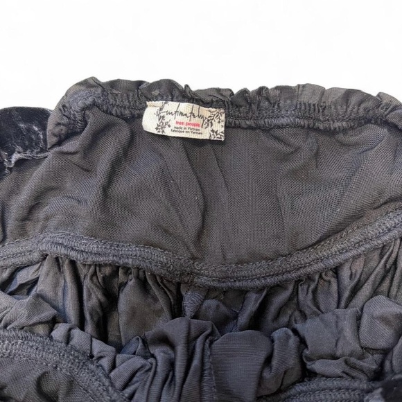 Free People Black Snow Angel Micro Shorts - Medium - Picture 8 of 9